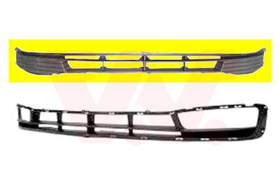 Grille de pare-chocs avant, noire, sans emplacement antibrouillard