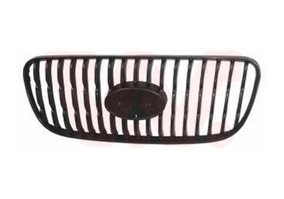 Grille de calandre, noir et chromée, sans motif