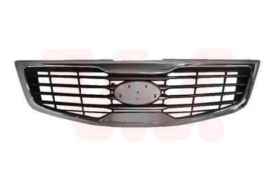 Grille de calandre, avec moulure noire et chromée, modèle jusque 02/2014