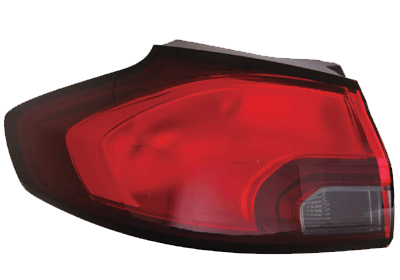 Feu arrière gauche, à led, sur aile