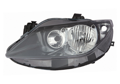 Phare avant gauche, fond noir, lampe h7 h7, avec moteur