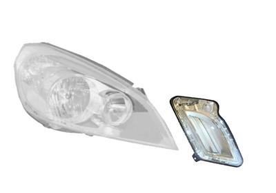 Feu de jour avant droit, a led