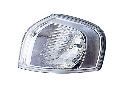 Feu clignotant avant gauche, fond chrome, modèle jusque 01/2003