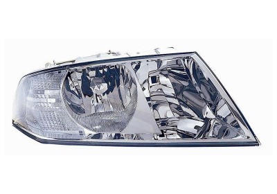 Phare avant droit, chromé, lampe h7/h1