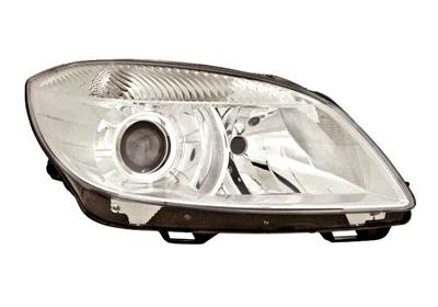 Phare avant droit, chromé, lampe h7/h7