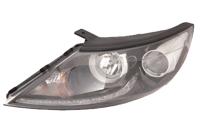 Phare avant gauche, électrique, avec moteur, led