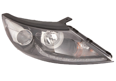 Phare avant droit, électrique, avec moteur, led