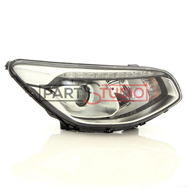 Phare avant droit, lampe h7 + led