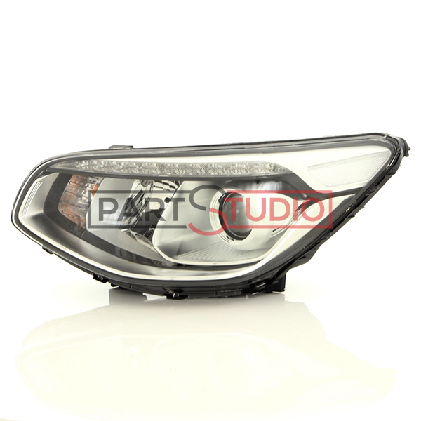 Phare avant gauche, lampe h7 + led