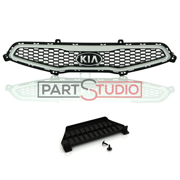 Grille de calandre, argent, modèle 5 portes