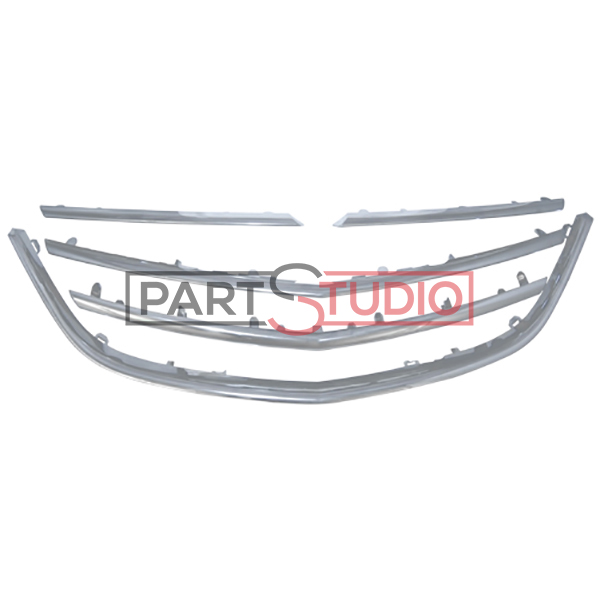 Moulure de grille de calandre, chromée