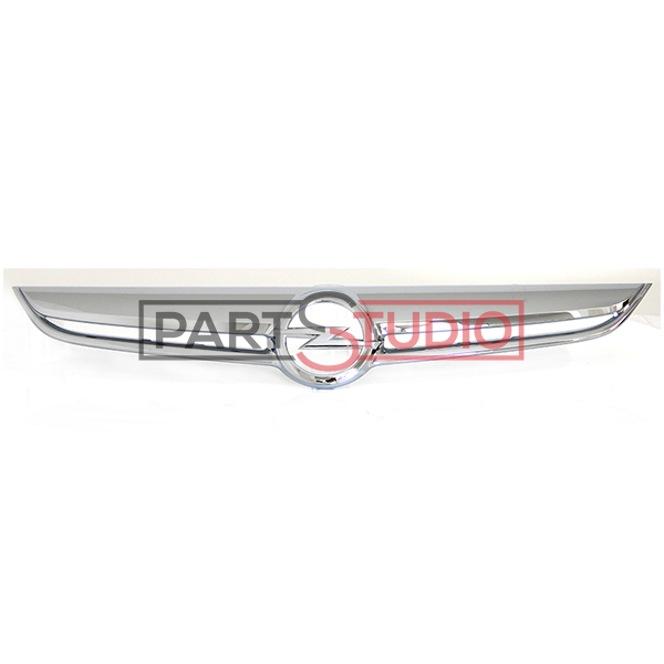 Moulure de grille de calandre supérieur, chrome