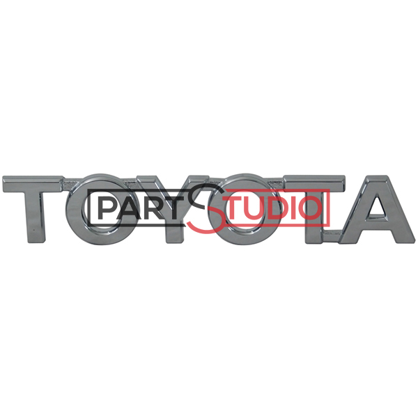 Monogramme arrière, toyota