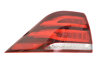 Feu arrière gauche, sur aile, led, modèle suv W166