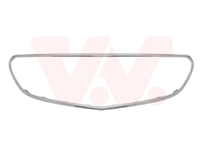 Contour de grille de calandre, chromée, pour modèle avec grande étoile