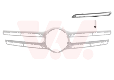 Moulure grille de calandre supérieure gauche, chromée, modèle suv X253