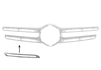 Moulure grille de calandre inférieure droite, chromée, modèle suv X253