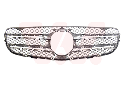 Grille de calandre, noire, sans emplacement caméra