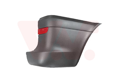 Embout de pare-chocs arrière droit, gris foncé, modèle chassis long et extra long, sans rélfecteur