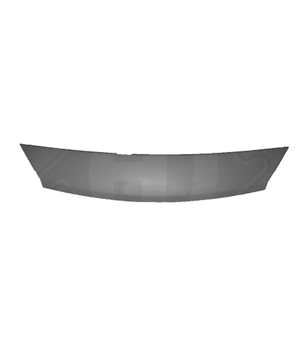 Bandeau avant supérieure, grise, partie frontale entre pare-chocs et capot
