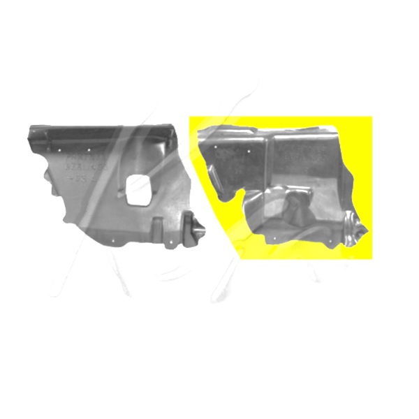 Cache sous moteur avant droit, modele1.9 diesel