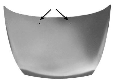 Capot moteur, à peindre
