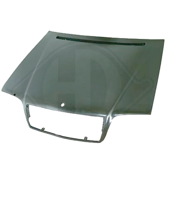 Capot moteur, à peindre, avec emplacement grille