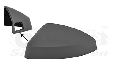 Coquille de rétroviseur gauche, à peindre, avec option side assist