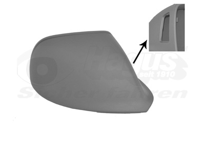 Coquille de rétroviseur droit, à peindre, avec option side assist