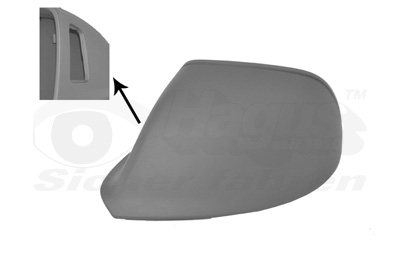 Coquille de rétroviseur gauche, à peindre, avec option side assist