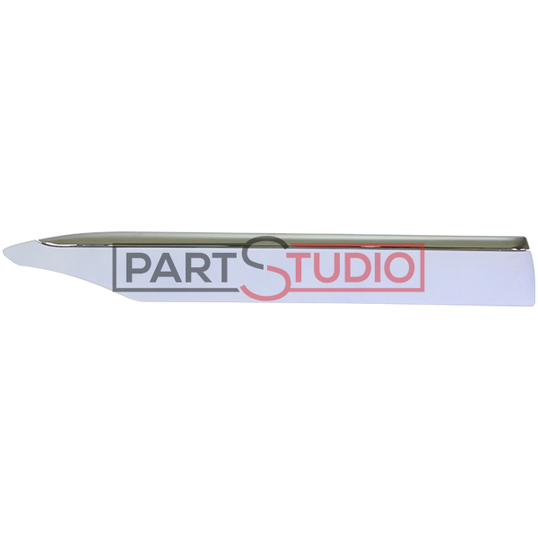 Moulure de porte arrière droite, a peindre, avec chrome