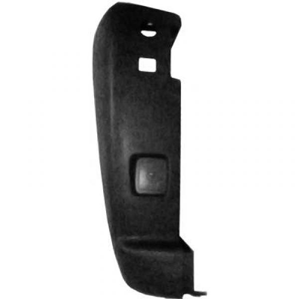 Embout de pare-chocs arrière gauche, noir, pour porte avec angle d'ouverture 180°