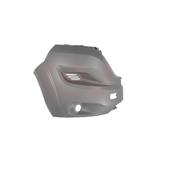 Embout de pare-chocs avant droit, gris, avec emplacement antibrouillard