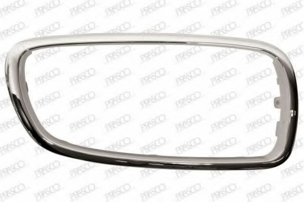 Enjoliveur de calandre droite, chrome
