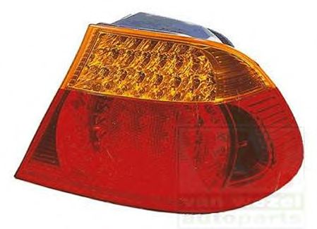 Feu arrière droit, sur aile, orange, modèle coupé