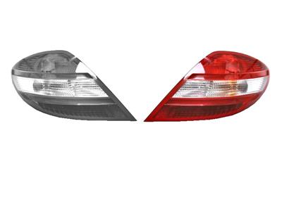 Feu arrière droit, blanc/rouge