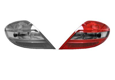 Feu arrière droit, noir/rouge