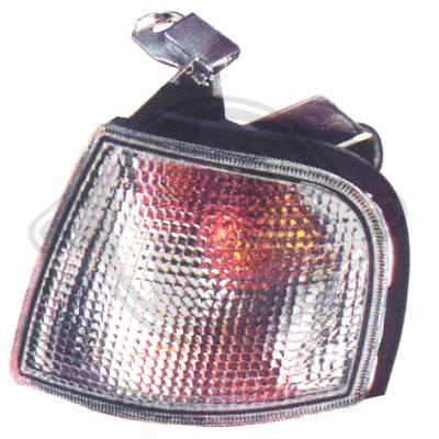 Feu clignotant avant gauche, ampoule orange