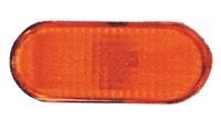 Feu répétiteur d'aile avant, droit ou gauche, ovale, orange