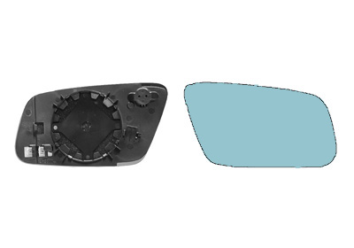 Glace de rétroviseur droit, bleue