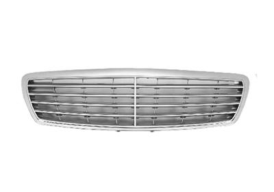 Grille de calandre, noir/chromé, modèle élégance