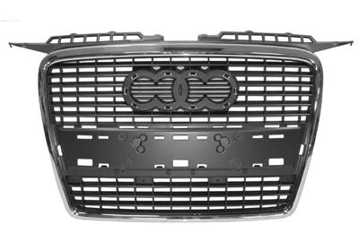Grille de calandre, chromée/noir