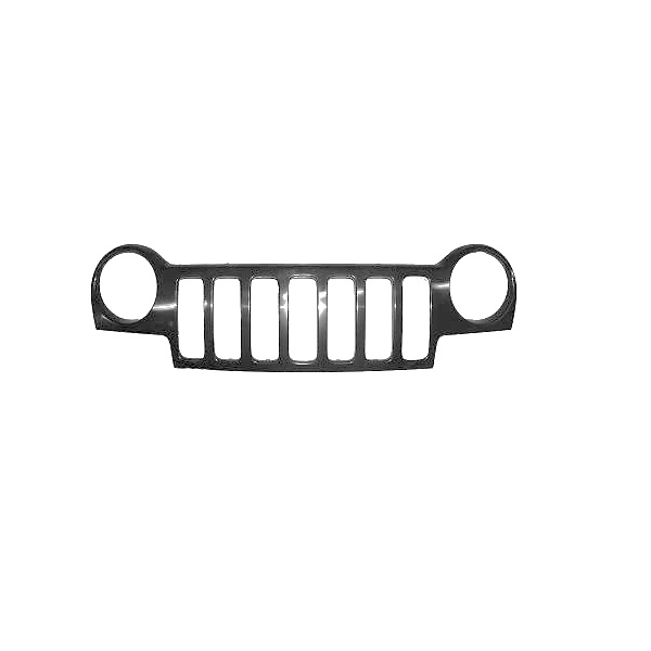 Grille de calandre, extérieure, chromée