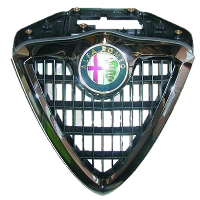 Grille de calandre, centrale, avec motif