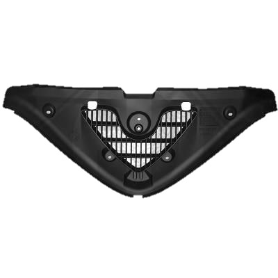Grille de calandre intérieure, noir