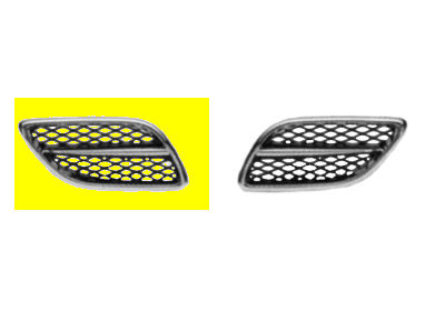 Grille de calandre avant droite, avec cadre chrome