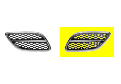 Grille de calandre avant gauche, avec cadre chrome