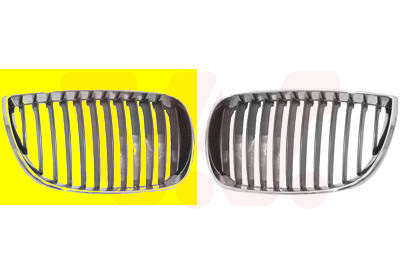 Grille de calandre, droite