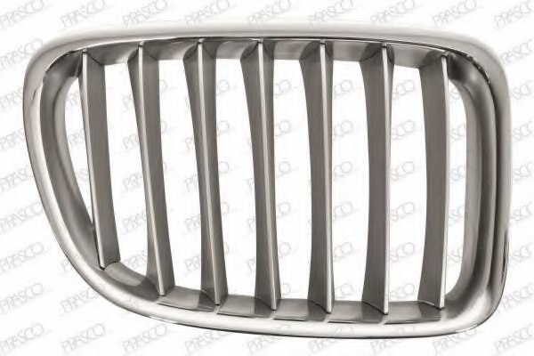 Grille de calandre droite, chromée