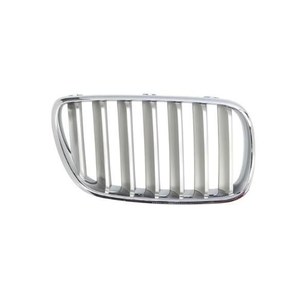 Grille de calandre droite, chromée/titan